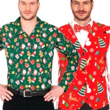 Chalecos, chaquetas y camisas de Navidad