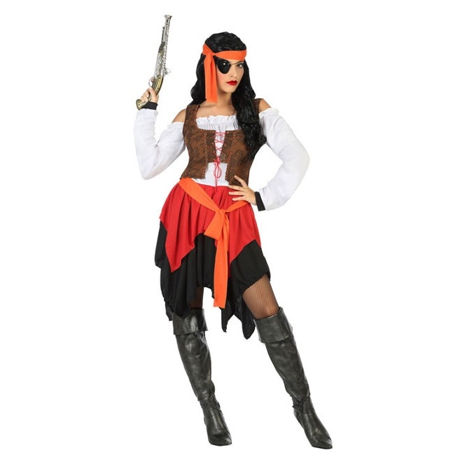 Disfraz de mujer pirata  Disfraz mujer, Traje de pirata de
