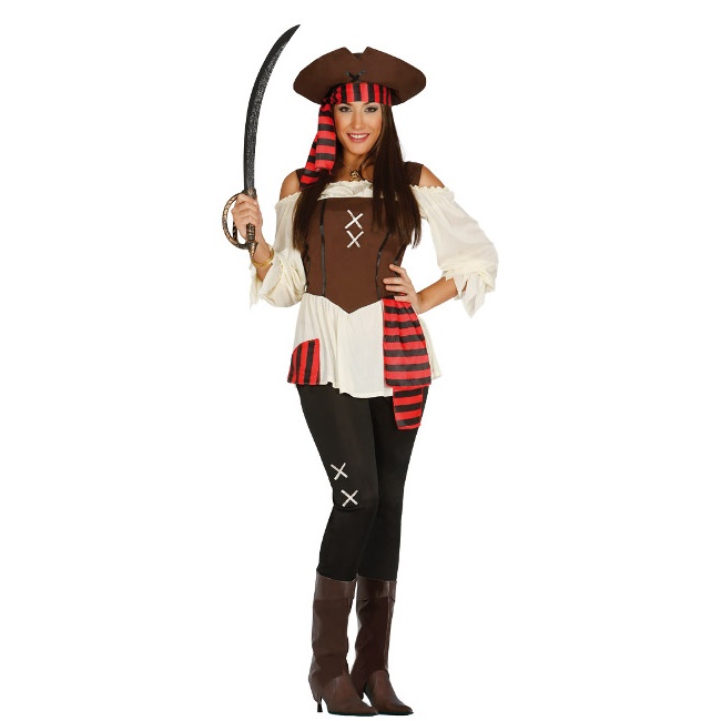 Disfraz de pirata Morgan para mujer por 28,75 €