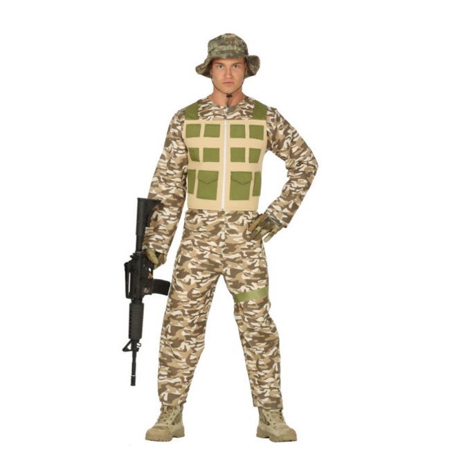 Disfraz de soldado de las fuerzas especiales para hombre por 22,25 €