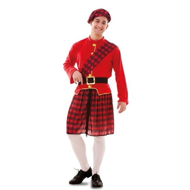 Kilt escocés verde hombre: Disfraces adultos,y disfraces originales baratos  - Vegaoo