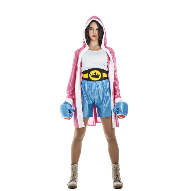reembolso Drástico estudiar Disfraz de boxeador con guantes para mujer por 26,00 €