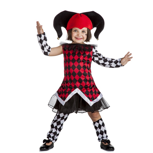Disfraz de arlequín circo para niña