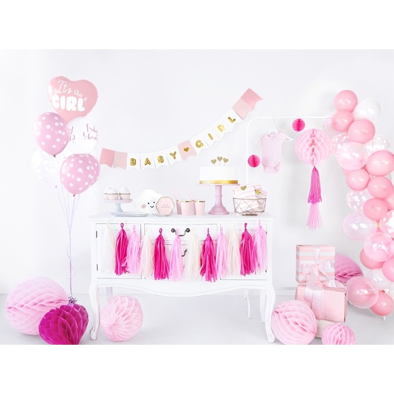 Banderin feliz cumpleaños rosa - Central Party