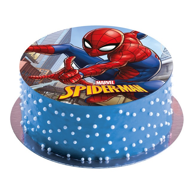 Arriba 39+ imagen pastel de spiderman con oblea