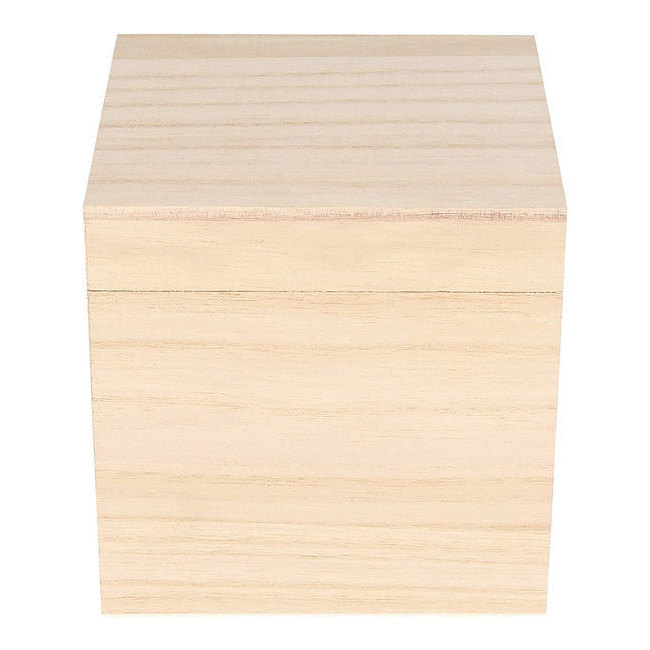 Caja de madera 12 x 12 x 4