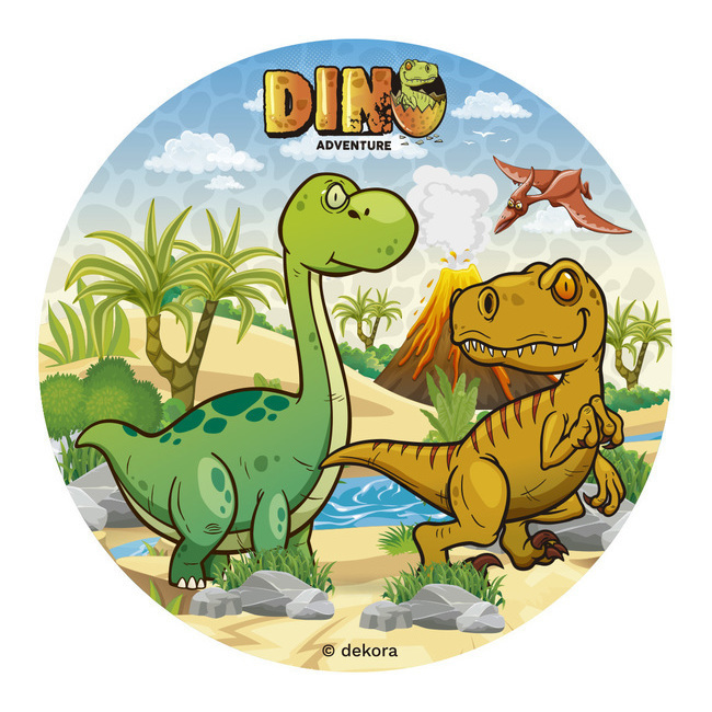 Oblea comestible de Dinosaurio de 15,5 cm por 2,50 €