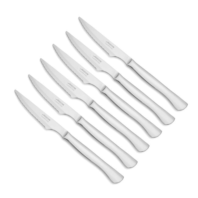 Set de 6 cuchillos chuleteros de 11 cm de hoja Forest - Arcos por 40,50 €