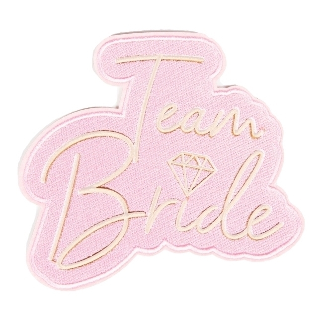 Parche termoadhesivo de Team Bride rosa - 6 unidades por 12,00 €