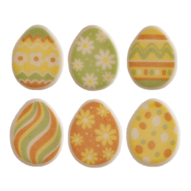Huevos de pascua azúcar repostería dekora •