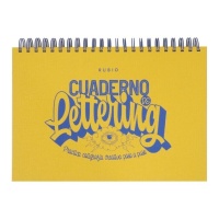 Cuaderno de Lettering para caligrafía Creativa paso a paso - Rubio