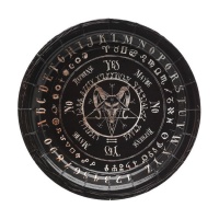 Plato de Ouija de 18 cm - 6 unidades