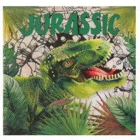 Servilletas de Dinosaurios Jurassic de 16,5 cm - 20 unidades