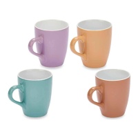 Tazas de 360 ml pastel surtidas - 4 unidades