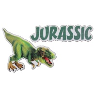 Confeti de Dinosaurios Jurassic de madera - 10 unidades