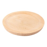 Vaciabolsillos redondo madera de 13,8 cm - DCasa