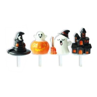 Picks para cupcakes de Halloween 3D - Scrapcooking - 4 unidades