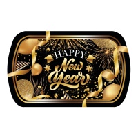 Bandeja de de Happy New Year de 39 x 24 cm