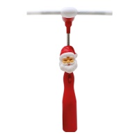 Varita de Papá Noel de ventilador con leds de 32 cm