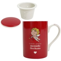 Taza de 295 ml Cupido con filtro