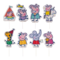 Picks de Peppa Pig de 4,8 x 3,9 cm - 16 unidades