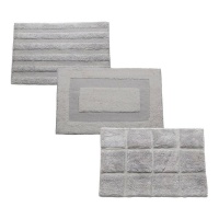 Alfombrilla de baño de 60 x 40 cm gris - 1 unidad