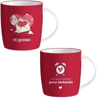 Taza de 350 ml Te quiero surtida - 1 unidad