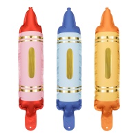 Globos de Crayons de 30 cm - 3 unidades