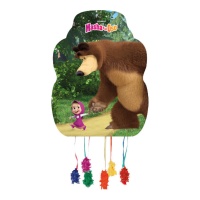 Piñata de Masha y el oso de 46 x 33 cm