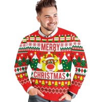 Jersy de Navidad de Merry Christmas para hombre