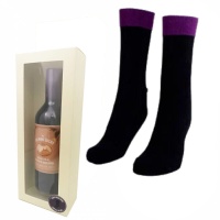 Calcetines de vino en botella regalo - 1 par