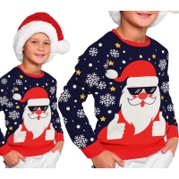 Jersy de Navidad de Papá Noel infantil