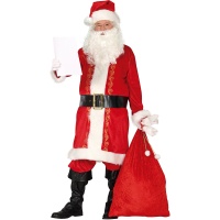 Disfraz de Papá Noel rojo para hombre