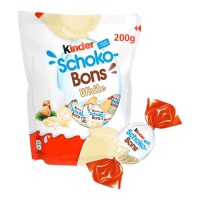 Kinder Schokobons de chocolate blanco - 200 gr