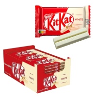 KitKat de chocolate blanco con galleta - Nestlé - 24 unidades