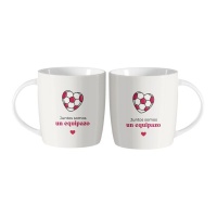 Taza de 350 ml Juntos somos un equipazo - 2 unidades