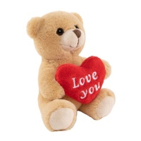 Peluche de oso Love you de 12,5 cm