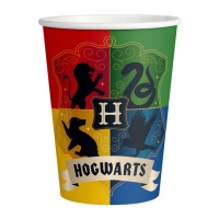 Vasos de Harry Potter Hogwarts de 250 ml - 8 unidades