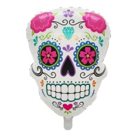 Globo de Calavera Mexicana de 60 cm