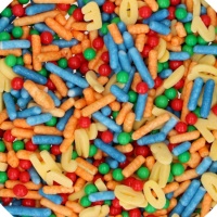 Sprinkles de Alfabeto y Confeti de 65 gr - FunCakes
