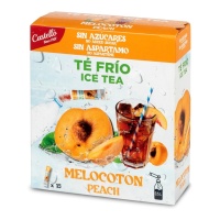 Té Frío Zero & Instantáneo de melocotón natural - 12 sobres