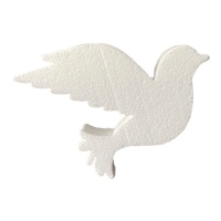 Figura de corcho de paloma de 27 x 22 cm