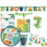 Decoración de dinosaurios para fiestas y cumpleaños