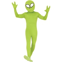 Disfraz de alien verde para hombre