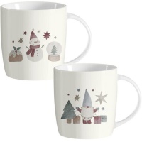 Taza de 350 ml de Navidad Vintage - 1 unidad