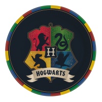 Platos de Harry Potter Hogwarts de 23 cm - 8 unidades