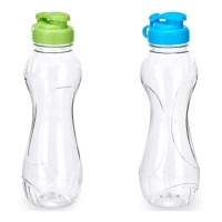 Botella de 0,6 L de plástico de colores surtidos - 1 unidad