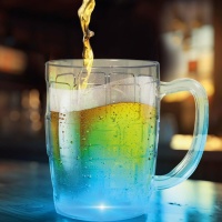 Jarra de cerveza con luz de 500 ml