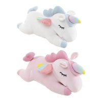 Peluche de Unicornio estirado de 33 cm - 1 unidad