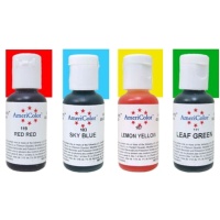 Set de colorantes en gel beginner kit - Americolor - 4 unidades